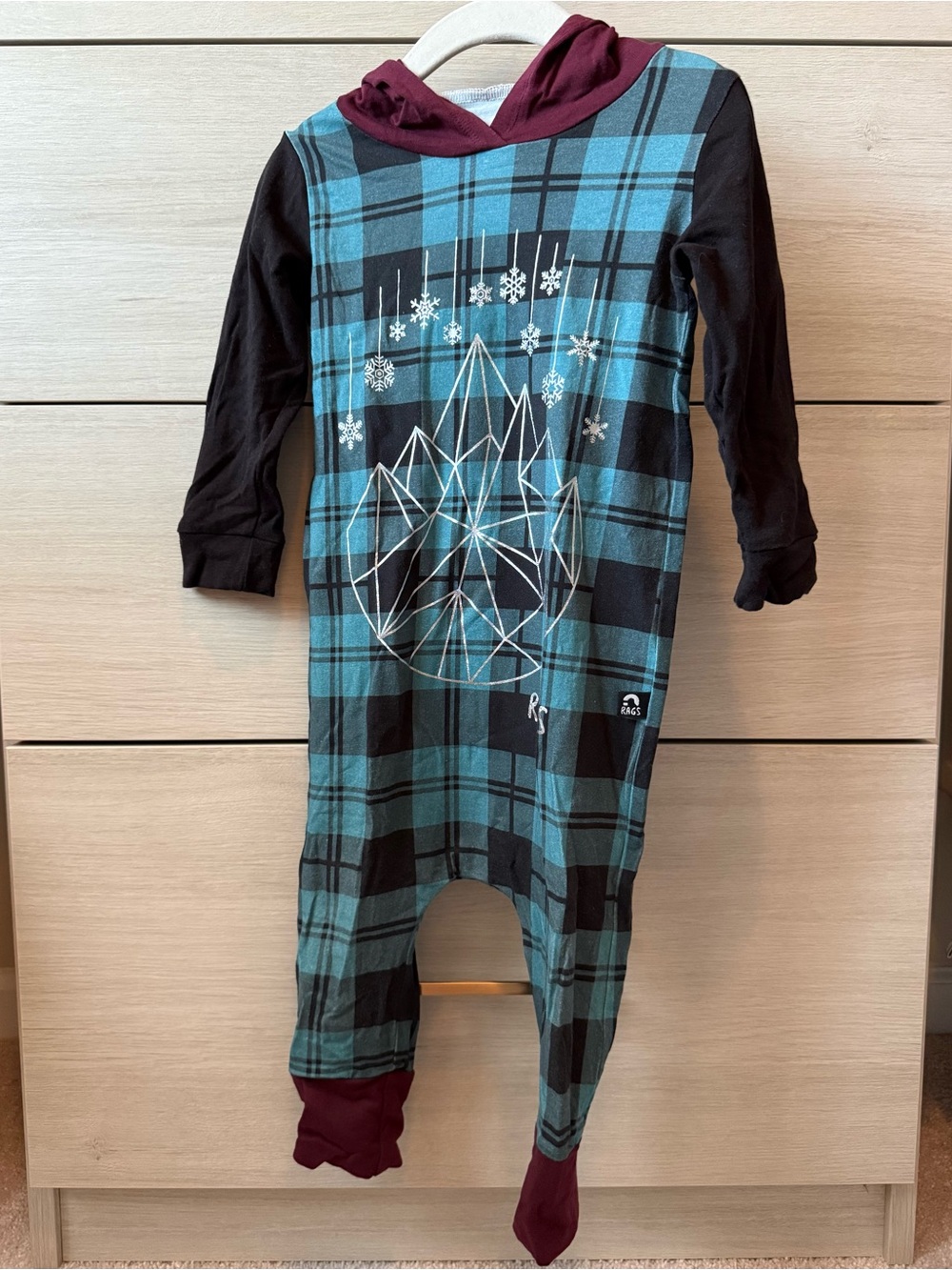 Rags to Raches Holiday Rag Romper